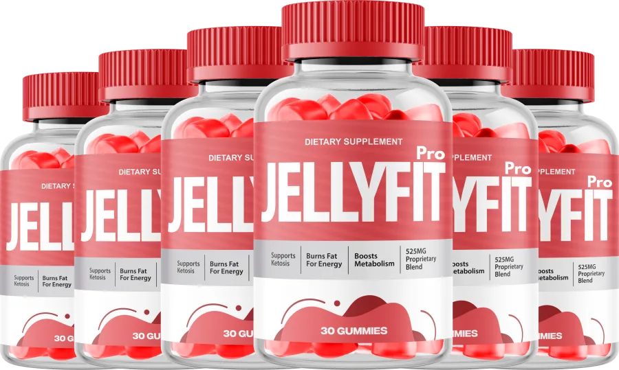 JellyFit Pro 6 bottle package — what is JellyFit Pro, 180 day supply of keto support gummies