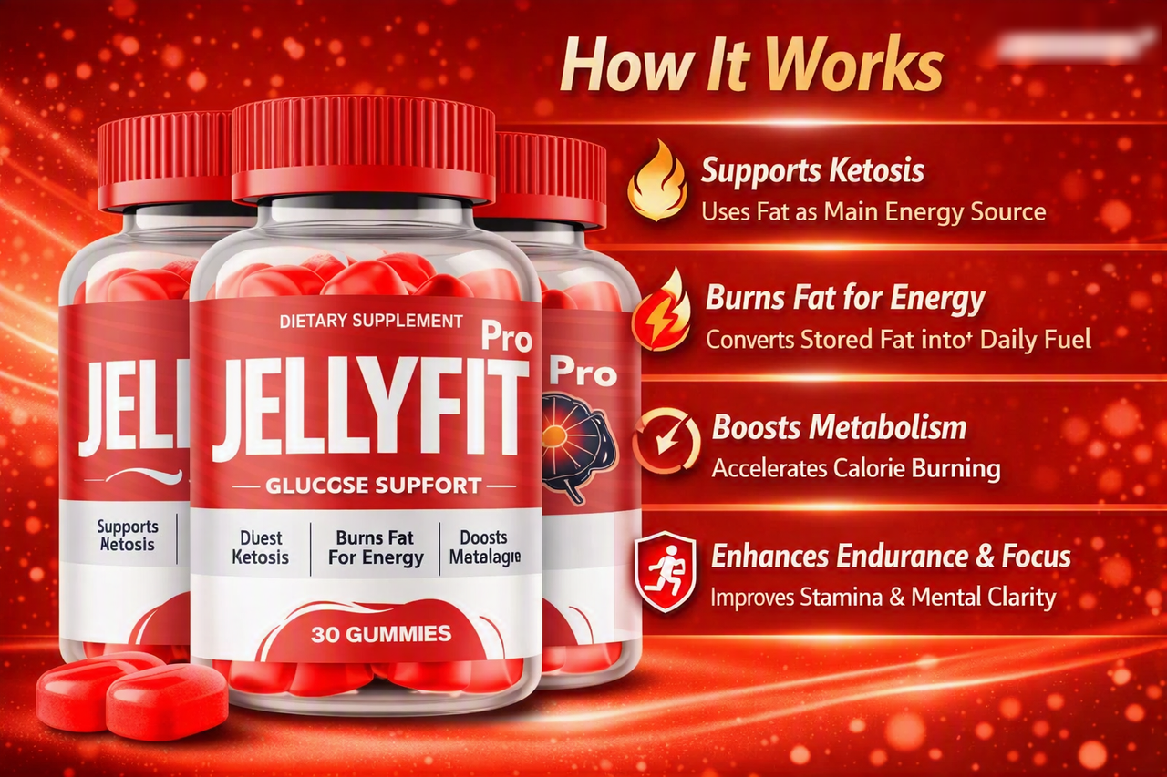 How JellyFit Pro works — supports healthy glucose levels, boosts metabolic balance, supports metabolic health, enhances metabolic vitality